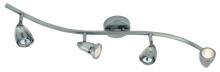  W-466 BN - Stingray Collection, 4-Light, 4-Shade, Adjustable Height Indoor Ceiling Track Light